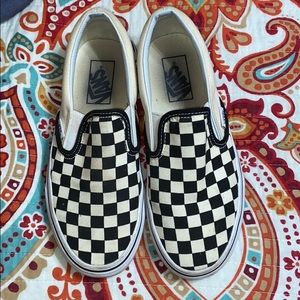 checkered vans READ BELOW